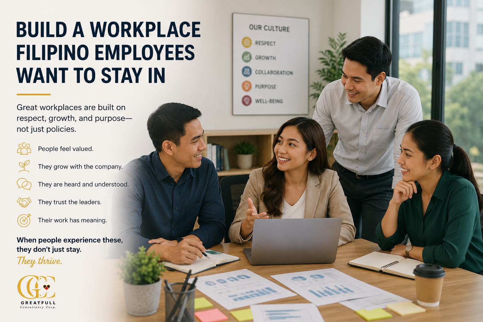 How to Build a Workplace Filipino Employees Want to Stay In