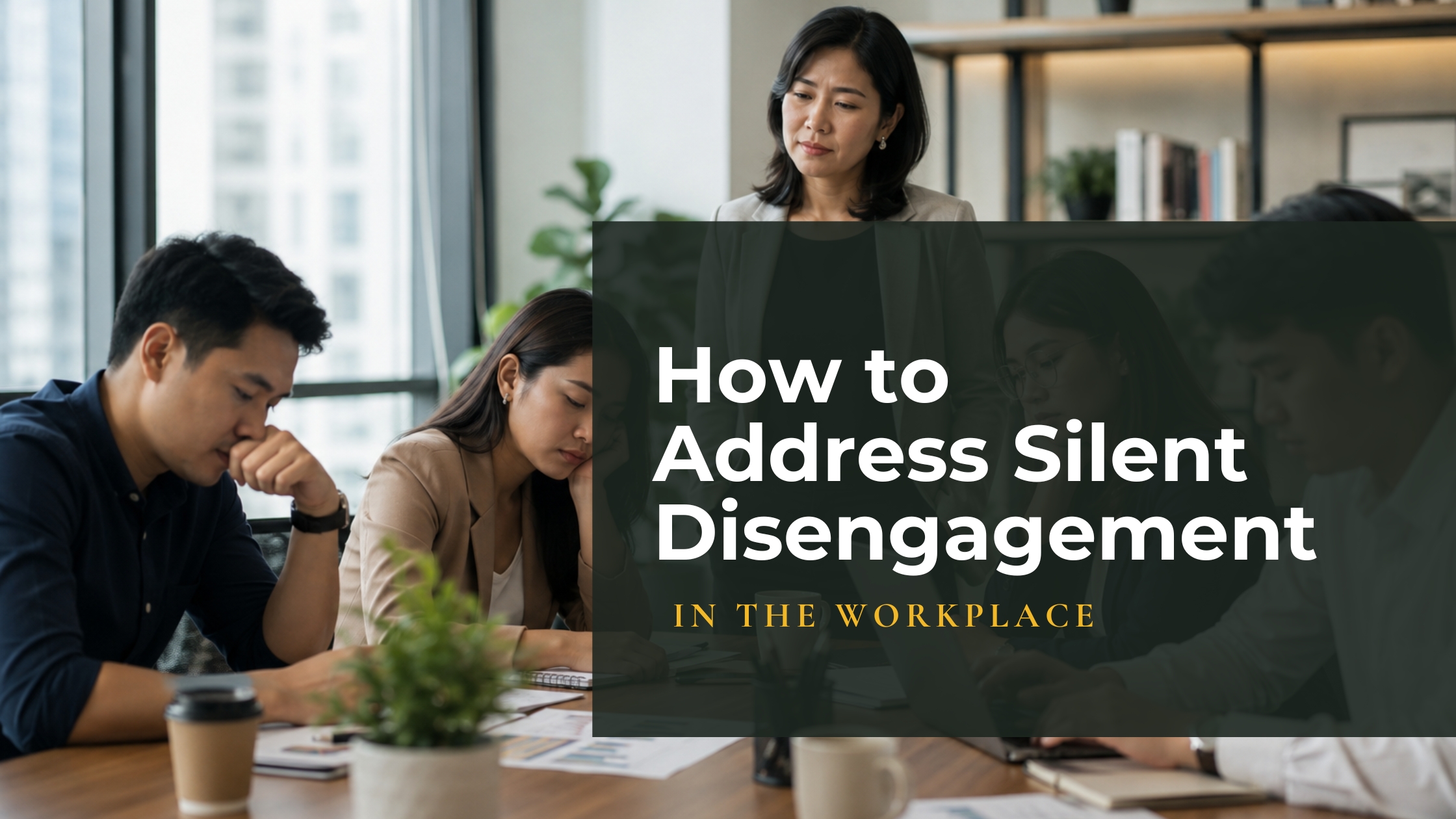 How to Address Silent Disengagement in the Workplace